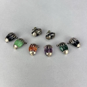 Vintage Mexiko JV Sterlingsilber Ohrringe und passende Anhänger - Bild 1 von 24