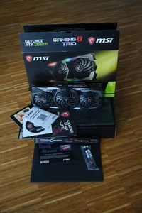 11GB MSI GeForce RTX 2080 Ti GAMING X TRIO Active PCIe 3.0 x16 1xHDMI 2.0 / 1xUS - Bild 1 von 5