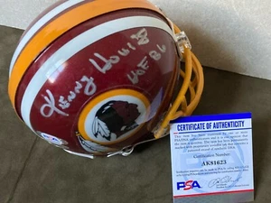 KENNY HOUSTON Signed WASHINGTON REDSKINS MINI HELMET PSA DNA COA Hall Of Fame - Picture 1 of 7