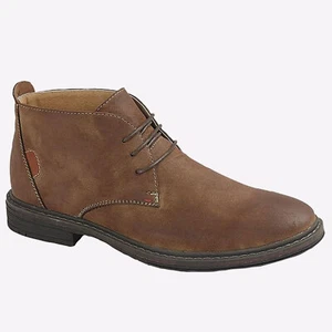 Goor Belize Mens Classic Fashion Smart Casual Desert Ankle Boots Tan