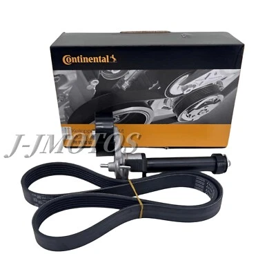 Serpentine Alternator V-Belt Tensioner Kit Set For VW CC Tiguan GTI Audi A3 2.0T Foto 1 de 4