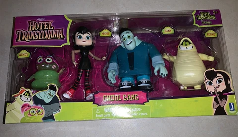 Hotel Transylvania The Series: Ghoul Gang Figure Set Toy New In Box Cover