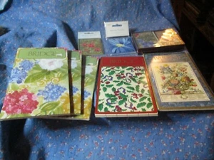 Most Unopened Caspari Playing Cards Bridge Tallies Bridge Scorepads - Picture 1 of 6