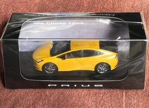 1/43 TOYOTA PRIUS 2023 MUSTARD Yellow minicar Not Sold In Store - Picture 1 of 6