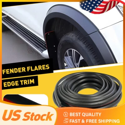 9m Universal For Car Truck Wheel Wells Fender Flare Edge Trim Rubber Seal Strip - Image 1 of 4