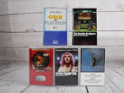 Cassette Tape x5 Greatest Hits EAGLES PETER FRAMPTON DOOBIE BROTHERS SKYNYRD - Image 1 of 4