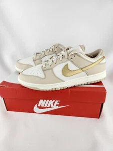Neu Nike Dunk Low Phantom Metallic Gold Herren 12 DX5930-001 Sneaker Schuhe W 10,5 - Bild 1 von 12