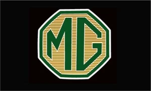 MG Green Racing 3x5 Ft Banner Flag Car Racing Show Garage Wall Workshop - Bild 1 von 2