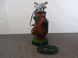 Bolsa de palos de golf vintage con botón pulsador teléfono/J3 - Imagen 1 de 11