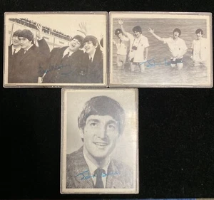 Tarjetas coleccionables Beatles Topps 1ª y 3ª serie - Juego de 3 piezas - Imagen 1 de 5