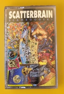 VINTAGE 1991 SCATTERBRAIN CASSETTE TAPE SCAMBOOGERY METAL THRASH FUNK RARE - Picture 1 of 2