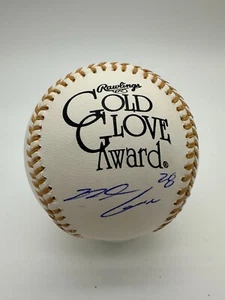 Guanto da baseball firmato Nolan Arenado autografato St. Louis Cardinals oro JSA COA - Foto 1 di 4