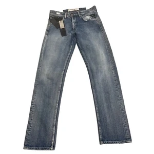 Replay jeans Brand New With Tags Skinny  W 28 L 30 Blue Hand Made RRP £250 New - Picture 1 of 8