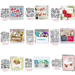 Flowers Plants Tools Metal Cutting Dies Stencil Embossing Die Scrapbook Crafts - Picture 1 of 16