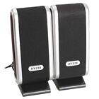 2 Pcs USB Computer Speakers Portable Speaker Stereo 3.5mm with Ear Jack for5104