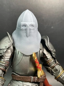 Mythic Legions Slavic Warrior Helmet With Chain mail Head Unpainted - Picture 1 of 10