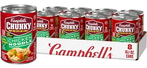 (8 Pack) Campbell's Chunky Heart Healthy Chicken Noodle Soup, 16.1 Ounce - Picture 1 of 8