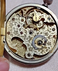 1800er M J TOBIAS CHINESISCHE DUPLEX 53mm 13J SILBER TASCHENUHR SERIE #617 - Bild 1 von 11