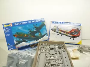 3X REVELL C-130+CH-47D CHINOOK+HELICOPTER -UNBUILT KITS- 1:72/144 - GOOD IN BOX - Imagen 1 de 9