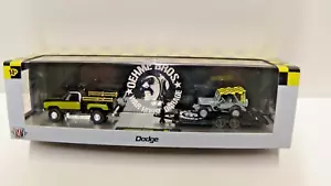 M2 1/64 hauler 1978 Dodge 100 warlock & 1944 Jeep on trailer R81 NIB - Picture 1 of 5