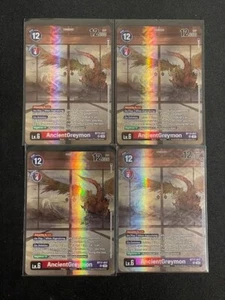 DIGIMON TCG 4x ANCIENTGREYMON BT17-017 Tamer's Box 2024 - ENG ENGLISH READY - Imagen 1 de 1