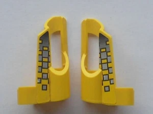 LEGO Yellow Technic Panel Fairing # 5 & 6 Side A B 32527pb17 32528pb17 Set 8240 - Picture 1 of 1