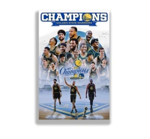 Golden State Warriors 2022 Basketball Finals Champions Poster 11x17 NEW - Picture 1 of 3