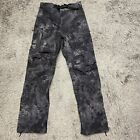 KRYPTEK Typhon Tactical Pants Mens Large Tall Black Night Camo 34x35 Zip Sides