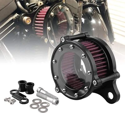 For Harley Davidson Sportster XL883 Motorcycle Black Air Cleaner Intake Filter - Image 1 of 4