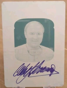 2012 Press Pass Legends Trailblazers Printing Plate 1/1 Auto Cale Yarborough - Picture 1 of 2