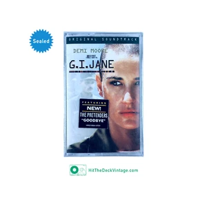G.I. Jane Soundtrack Cassette Tape (1997) w/ Hype Sticker Pretenders SEALED - Picture 1 of 3