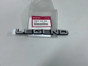HONDA LEGEND 1991-1992 REAR EMBLEM # 75015-SP0-000 OEM NEW (1199)IR - Picture 1 of 4