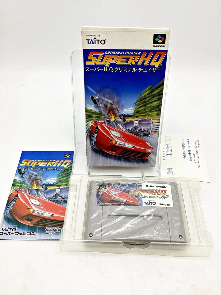 Nintendo Super Famicom Criminal Chaser Super HQ Japan 1 Week to USA - Image 1 of 4