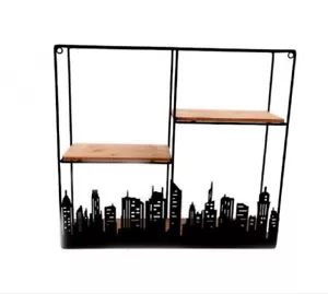 Cuadrado Colgante de Pared - Paisaje Urbano Estantería - Urban Elegante - Imagen 1 de 1