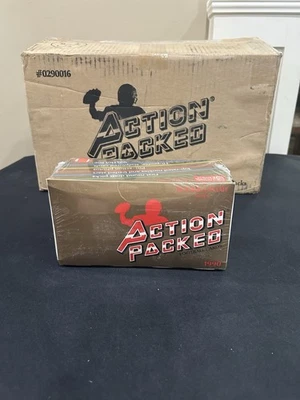 1990 Action Packed Rookie Update Football Factory Sealed Box 36 Packs E Smith RC - Image 1 of 4