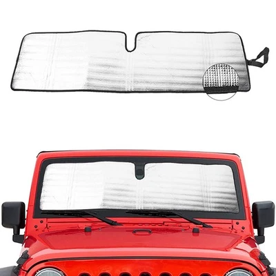 Parasol Protector Térmico Compatible con Jeep Wrangler Rubicon Sahara 2 4 Puertas Foto 1 de 4