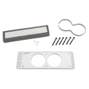 AutoMeter for Mounting Solutions Gauge Mount Gauge Cage Dual 2-5/8in Silver - Picture 1 of 4