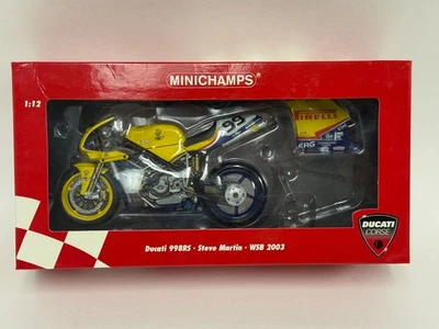 1/12 Minichamps Ducati 998 RS WSB 2003 Steve Martin  122031299 ABG114 - Image 1 of 4