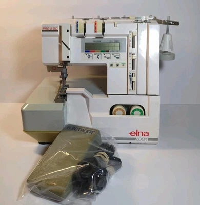 Máquina de coser Elna lock PRO 5 DC Serger Foto 1 de 4
