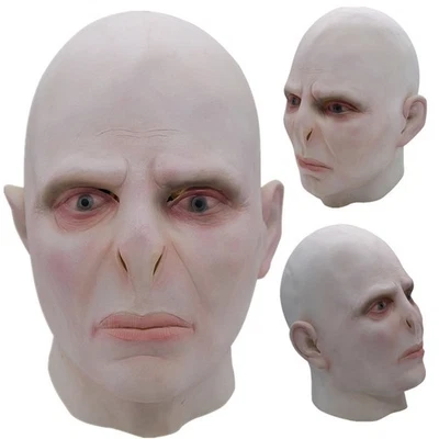 Lord Voldemort Mask Masque Boss Scary Cosplay Halloween Head Band Helmet Horror - Image 1 of 4