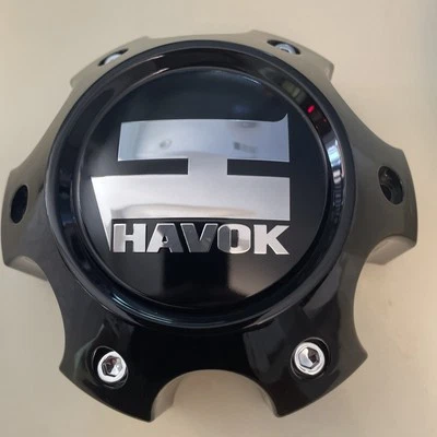 Tapa central de rueda Havok (CBH06-C1P) negro brillante con tornillo Foto 1 de 2