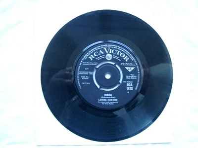 LORNE GREENE - Ringo / Bonanza 7" - RCA 1428 - 1964 UK Foto 1 de 2