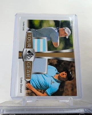 2023 Upper Deck SP Game Used "Tour Gear" Luke List & Luke Donald Brown /99 - Image 1 of 2
