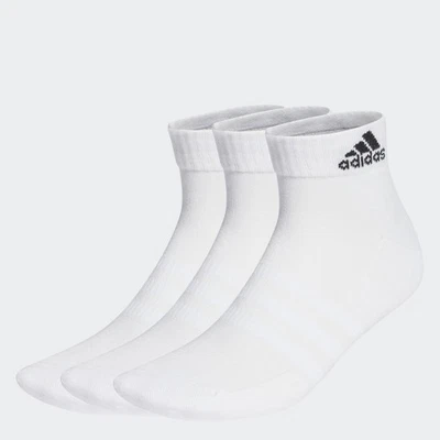 adidas Performance AU Unisex Cushioned Sportswear Ankle Socks 3 Pairs - image 1 of 4