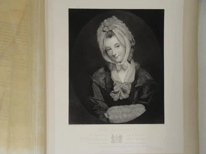 The Coquette 1855 Print Engraving Sir Joshua Reynolds P.R.A. Engraved W Humphrys - Picture 1 of 7