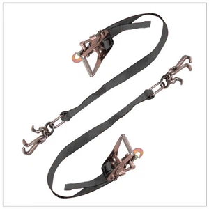 2 pack - 2" Cluster Hook Ratchet Assembly for Tie Down Flat Bed Trailer Towing - Picture 1 of 1