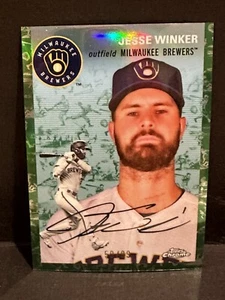 2023 Topps Chrome Platinum JESSE WINKER #264 Green Toile 50/99 - Picture 1 of 2