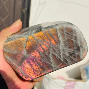 820 g viola naturale splendida guarigione display labradorite a forma libera - Foto 1 di 8