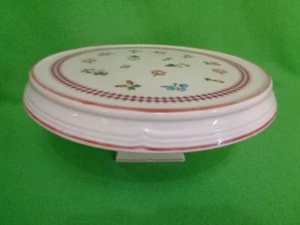 Tortenplatte auf Fuß  Petite Fleur  34 x 16 cm von Villeroy & Boch - Foto 1 di 3