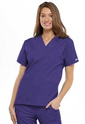 Cherokee Workwear Originals Women's V-Neck Scrub Top , Style 4700 - Image 1 of 3